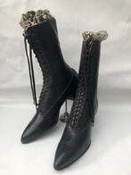 Antieke dames veterlaarsjes op Siegel standaard, Ophalen of Verzenden, Dames