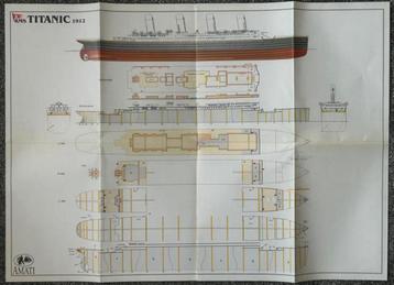 Grote Poster, Indeling R.M.S. Titanic beschikbaar voor biedingen