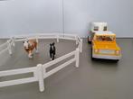 Schleich paarden met aanhanger, Ophalen, Gebruikt