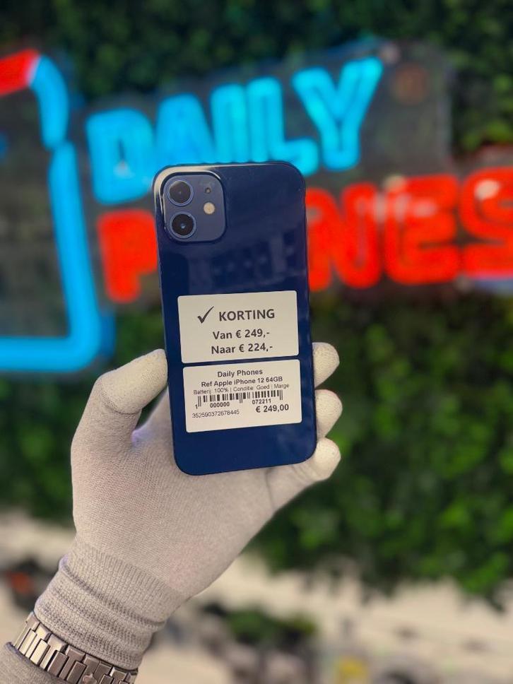 Zo goed als nieuw Apple iPhone 12 64GB, Telecommunicatie, Overige Telecommunicatie, Zo goed als nieuw, Ophalen of Verzenden