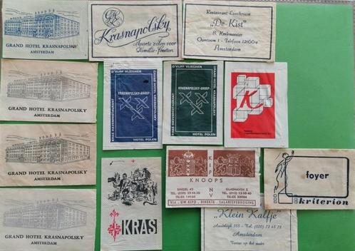 Amsterdam gesorteerd op K 621, Verzamelen, Suikerzakjes, Verzenden