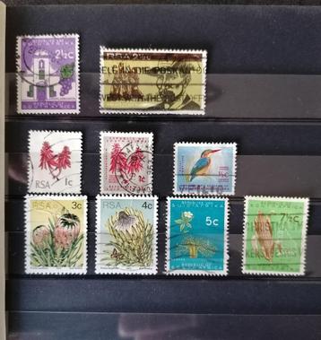 Mooie historische postzegels uit Zuid Afrika. In prima staat beschikbaar voor biedingen