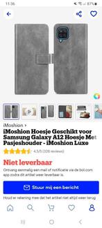 Samsung A12 telefoonhoesje grijs nieuw!, Telecommunicatie, Nieuw, Ophalen of Verzenden