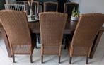 Eetkamerstoelen Lloyd Loom, Ophalen, Gebruikt, Bruin, Vijf, Zes of meer stoelen