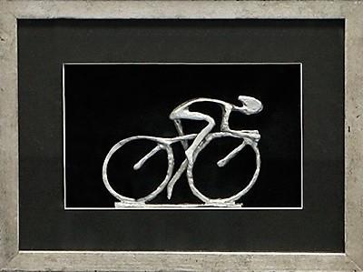 Div. Wielrenners + Mountainbikers in beeld en wanddecoraties, Antiek en Kunst, Kunst | Schilderijen | Modern