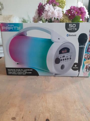 Bigben Party Lite - Draadloze speaker - Bluetooth - Wit beschikbaar voor biedingen
