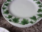 PORSELEIN SERVIES MET KLIMOP/VINTAGE SERVIES HEDERAPLANT, Ophalen, Overige typen, Zo goed als nieuw, Overige stijlen