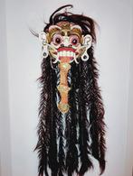 Uniek Indonesische Balinese Barong houtsnijwerk masker, Ophalen of Verzenden