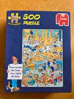Jan v Haasteren legpuzzel 500 stukjes met poster, Ophalen of Verzenden, 500 t/m 1500 stukjes, Zo goed als nieuw