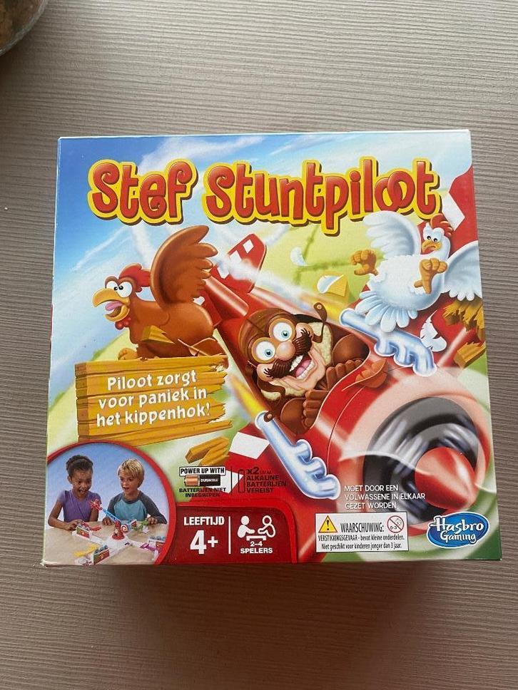 stef stuntpiloot nieuw, compleet. alles nog in plastic., Hobby en Vrije tijd, Gezelschapsspellen | Bordspellen, Nieuw, Een of twee spelers