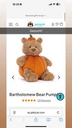 Jellycat bartholomew pumpkin GEZOCHT :), Kinderen en Baby's, Speelgoed | Knuffels en Pluche, Ophalen of Verzenden, Nieuw, Overige typen