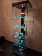 Design vitrinekast. Hxbxd = 180x50x50. Verlichting, Ophalen, Met deur(en), Design, 50 tot 100 cm
