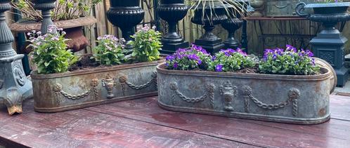 Gietijzeren jardinière tuinvaas bloembak uit Frankrijk (1), Tuin en Terras, Tuinvazen, Zo goed als nieuw, Ophalen