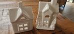 Kersthuisjes creme, Diversen, Kerst, Ophalen of Verzenden, Zo goed als nieuw