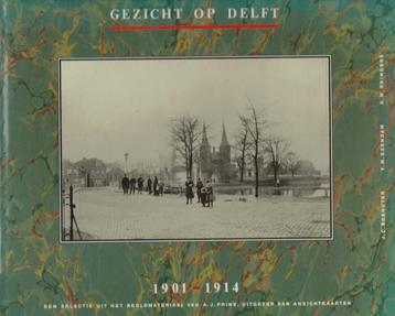 BOEKWERK GEZICHT OP DELFT 1901 - 1914. beschikbaar voor biedingen