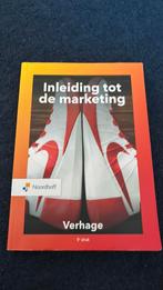 Bronis Verhage - Inleiding tot de marketing, Ophalen of Verzenden, Bronis Verhage, Management, Zo goed als nieuw