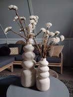 2 mooie vazen,  handgemaakt exl bloemen, Ophalen of Verzenden, Zo goed als nieuw