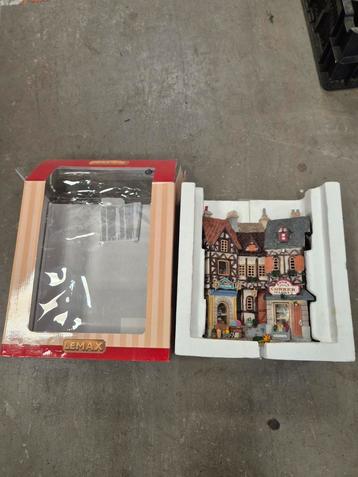 Lemax Kersthuis Wanddecoratie Essex Street Facade beschikbaar voor biedingen