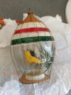 Oude kerstbal antiek kerstversiering glazen kerstbal, Diversen, Kerst, Ophalen of Verzenden