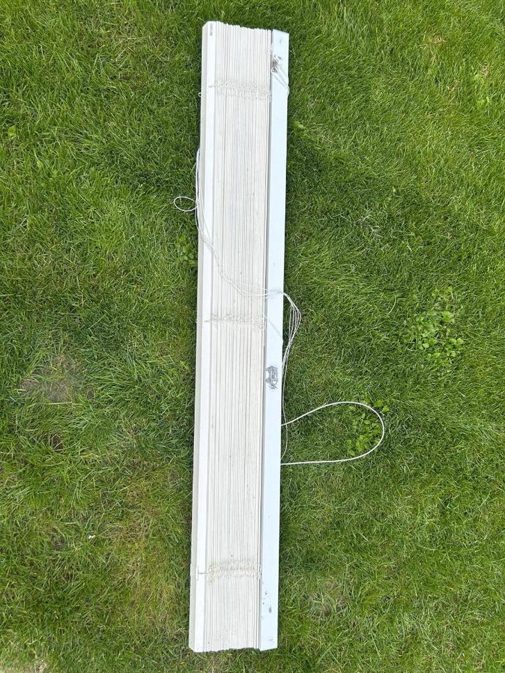 Veneta Houten Jaloezieën B137cm H143cm, Huis en Inrichting, Stoffering | Gordijnen en Lamellen, Gebruikt, 100 tot 150 cm, 100 tot 150 cm