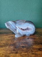Konijn agaat & amethist, Verzamelen, Mineralen en Fossielen, Verzenden, Mineraal