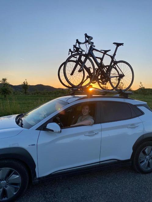 Fietsendragers te huur: dak, trekhaak, ploegleiders-auto,, Auto diversen, Fietsendragers, Gebruikt, Dakdrager, 3 fietsen of meer