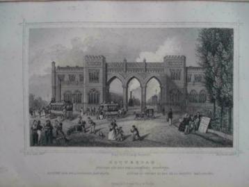 076 / Rotterdam  Koren Beurs    Staalgravure 1860 beschikbaar voor biedingen