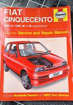 Fiat cinquecente repair manual, Auto diversen, Handleidingen en Instructieboekjes, Ophalen of Verzenden