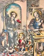 Matthieu Wiegman Litho - Heilige Familie, Ophalen of Verzenden