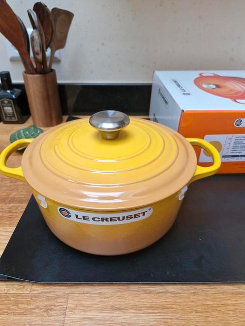 Le creuset braadpan 24 cm 'Nectar', Huis en Inrichting, Keuken | Potten en Pannen, Nieuw, Koekenpan of Braadpan, Gietijzer, Ophalen of Verzenden