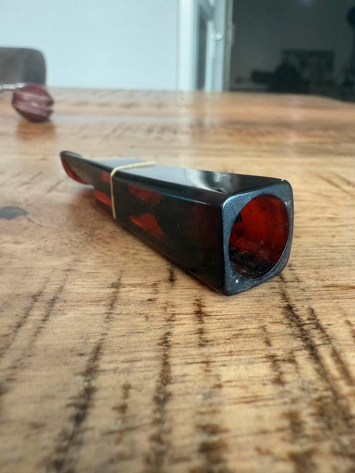 Antieke Sigarettenpijp met Etui, Antiek en Kunst, Antiek | Overige Antiek, Ophalen of Verzenden