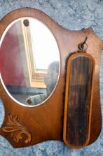 Spiegeltje met borstel, Ophalen of Verzenden, Ovaal, Minder dan 50 cm, Minder dan 100 cm