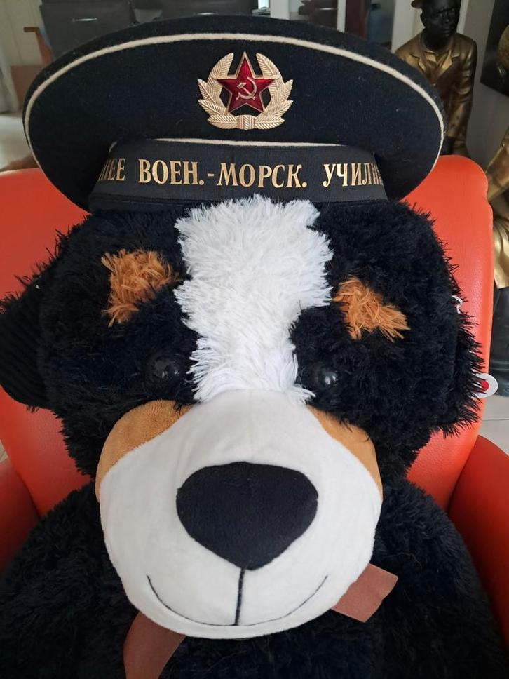 Oude Russische Matrozen muts in nette gebruikte staat., Verzamelen, Militaria | Algemeen, Marine, Helm of Baret, Overige gebieden