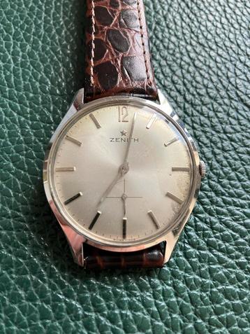 Zenith Horloge - 1960 - Handopwinder - Stalen Uitvoering beschikbaar voor biedingen
