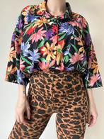 Vintage bloemenprint blouse, XL. Boho bohemian 90s festival, Overige kleuren, Verzenden, Maat 46/48 (XL) of groter, Vintage