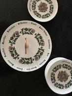 Gien Les Fromages Vintage Kaasbordjes & Etagère, Huis en Inrichting, Keuken | Servies, Gebruikt, Ophalen of Verzenden, Bord(en)