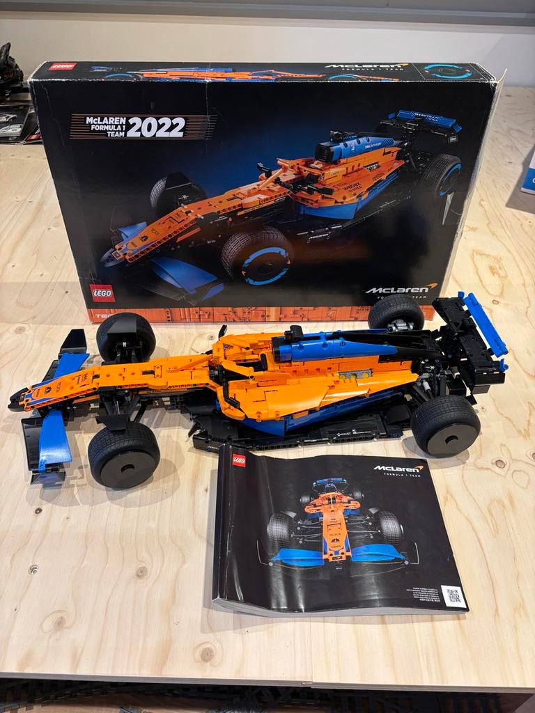 Lego 42141 Technic McLaren Formula 1 Raceauto 2022, Kinderen en Baby's, Speelgoed | Duplo en Lego, Ophalen of Verzenden, Gebruikt