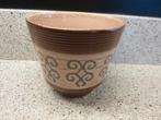retro bloempot met opdruk, Verzamelen, Retro, Ophalen of Verzenden, Overige typen