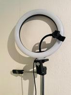 Statief met tik tok lamp voor telefoon, Ophalen, Zo goed als nieuw, Lamp of Flitsset
