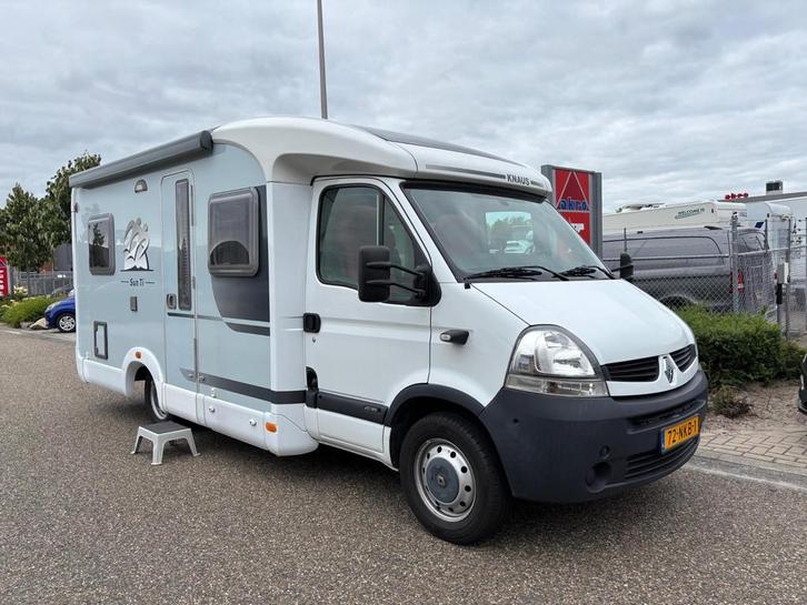 Renault Master Knaus R06 | Camper | Cassetteluifel | Fietsen, Caravans en Kamperen, Campers, Bedrijf, tot en met 2, Half-integraal