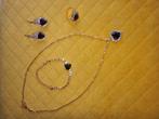 Sieradenset  Goudkleurig Nieuw, Sieraden, Tassen en Uiterlijk, Piercings, Ophalen of Verzenden, Nieuw, Staal