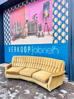 Vintage bank okergeel, Ophalen, Gebruikt, C, 75 tot 100 cm