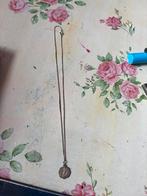 Vintage Zilverkleurige Ketting met Hanger, Ophalen of Verzenden, Gebruikt, Zilver, Met hanger