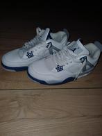 Jordan 4 Retro - Maat 43, Wit, Ophalen of Verzenden, Sneakers of Gympen, Gedragen