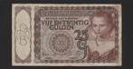 25,00 Gulden Bankbiljet 1 april 1944 Zeer Fraai Biljet, Postzegels en Munten, Bankbiljetten | Nederland, Ophalen of Verzenden