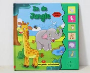 In de jungle + Geluiden Boek KADO-TIP 1-3 jr ! beschikbaar voor biedingen