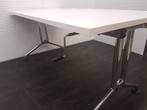 Vitra ad hoc bureau 160x80 met wit blad, Huis en Inrichting, Verzenden, In hoogte verstelbaar, Zo goed als nieuw, Bureau