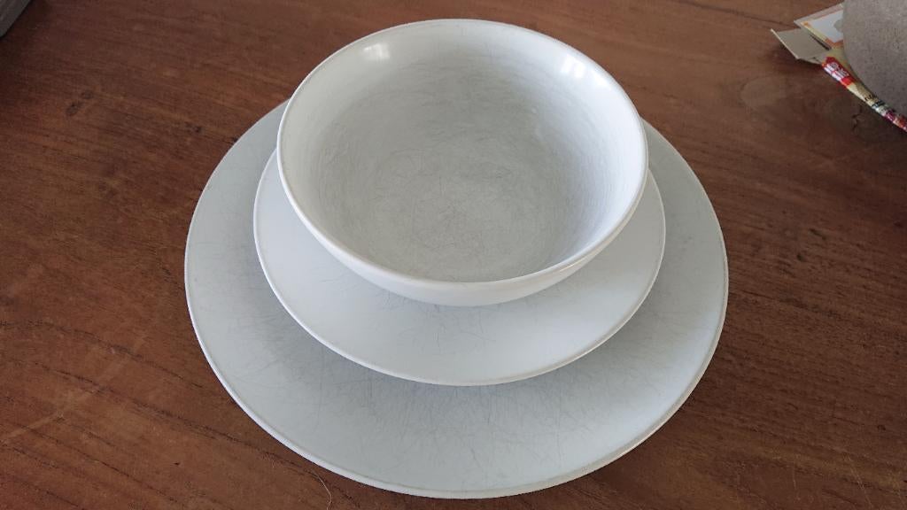 Servies 6 delig, Ophalen, Overige materialen, Gebruikt, Effen