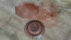 Art deco persglas dienblad en schalen, Antiek en Kunst, Ophalen of Verzenden