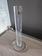 Cilinder vaas, Ophalen of Verzenden, Zo goed als nieuw, Glas, Minder dan 50 cm
